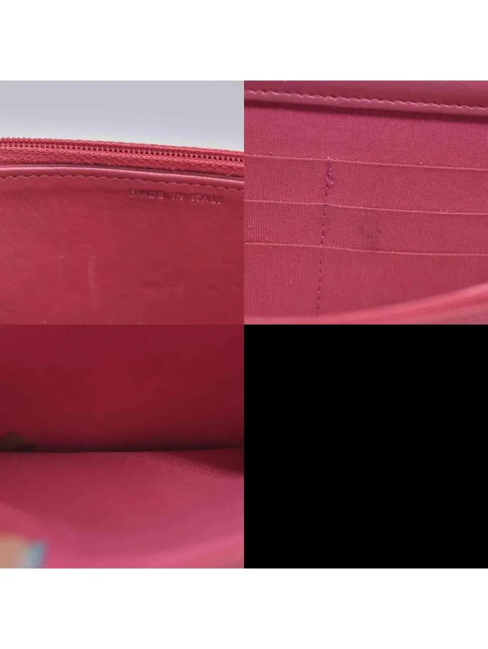 $3350 Chanel Patent Calfskin Quilted Boy Wallet On Chain WOC